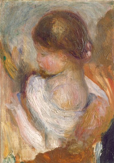 Jong meisje lezend, c.1888 door Pierre Auguste Renoir